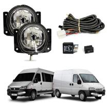 Kit Farol de Milha Ducato 2010 a 2016 Jumper 2005 a 2014 Auxiliar Neblina