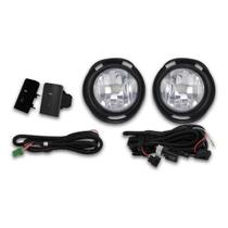 Kit Farol de Milha Etios 2012 à 2018 Hatch e Sedan Botão Original Cinza e Preto Shocklight