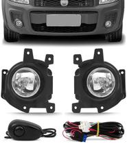 Kit Farol De Milha Fiat Strada Working 2014 - 2021 Kit Farol De Milha Fiat Strada Working 2014 - 2021