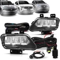 Kit Farol de Milha Fiat Toro e Pulse 2021 2022 2023 Full LED Botão Modelo Original Touch