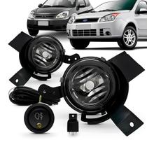Kit Farol de Milha Ford Fiesta 2007/2010 Ka 2008/2011 Botão