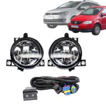 Kit farol de milha fox/spacefox 2003 até 2009 cinoy