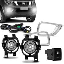 Kit Farol de Milha Frontier 2017 a 2022 Auxiliar Neblina Botão Original Kit Farol de Milha Frontier 2017 a 2022 Auxiliar Neblina Botão Original