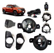 Kit Farol de Milha Frontier 2022 2023 Super Resistente Lente Vidro Carcaça Plástico