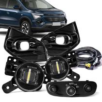 Kit Farol de Milha Full LED Chevrolet Nova Spin 2024 2025 2026 moldura Black Piano botão modelo original Kit Farol de Milha Full LED Chevrolet Nova Spin 2024 2025 2026 moldura Black Piano botão modelo original