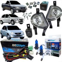 Kit farol de milha gm corsa pick up 2000 2001 2002 classic 2000 até 2010 bt mod. original + lampada superbranca Kit farol de milha gm corsa pick up 2000 2001 2002 classic 2000 até 2010 bt mod. original + lampada superbranca