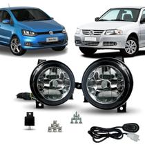 Kit Farol De Milha Gol G4 2006 a 2013 Fox 2003 a 2006 Botão Alternativo - Suits STS013VW