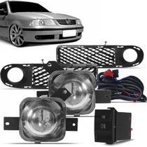 Kit farol de milha Gol Saveiro Parati G3 FASE 1 1999 2000 2001 2002 e 2003 botão modelo original Kit farol de milha Gol Saveiro Parati G3 FASE 1 1999 2000 2001 2002 e 2003 botão modelo original