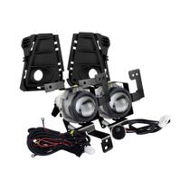 Kit Farol de milha HB20 Hatch/Sedan Plus A partir de 2024 Moldura Preta Botão Touch Shocklight - SL-121610U