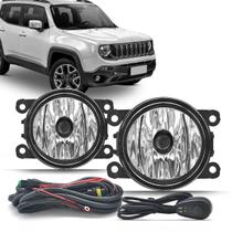 Kit farol de milha Jeep Renegade 2015 2016 2017 2018 2019 2020 botão modelo alternativo Kit farol de milha Jeep Renegade 2015 2016 2017 2018 2019 2020 botão modelo alternativo
