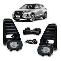Kit Farol de Milha Kicks 2021 a 2024 Botão Universal Touch Shocklight - SL-201710LED