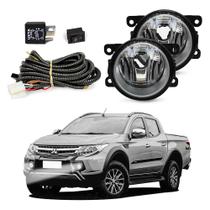 Kit Farol de Milha L200 Triton 2011 a 2020 Auxiliar Neblina Kit Farol de Milha L200 Triton 2011 a 2020 Auxiliar Neblina