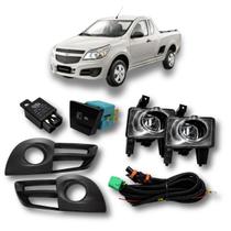 Kit Farol de Milha Led GM Montana 2011-2016 com Botão Original Completo