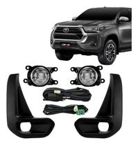 Kit Farol de Milha LED Toyota Hilux 2021 2022 com Chicote Kit Farol de Milha LED Toyota Hilux 2021 2022 com Chicote