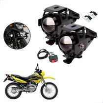 Kit Farol de Milha LED U5 Moto Honda NXR 150 BROS ES 2006 2007 2008 2009 Super Brilho 6000K Kit Farol de Milha LED U5 Moto Honda NXR 150 BROS ES 2006 2007 2008 2009 Super Brilho 6000K