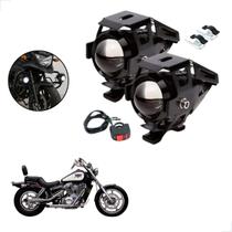 Kit Farol de Milha LED U5 Moto Honda SHADOW VT 1100 1994 1996 1997 1998 Super Brilho 6000K Kit Farol de Milha LED U5 Moto Honda SHADOW VT 1100 1994 1996 1997 1998 Super Brilho 6000K