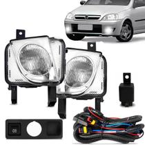 Kit Farol de Milha Montana Meriva Corsa Auxiliar Neblina Botão Original Kit Farol de Milha Montana Meriva Corsa Auxiliar Neblina Botão Original