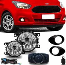 Kit Farol de Milha Neblina Auxiliar Ford Ka 2014 2015 2016 2017