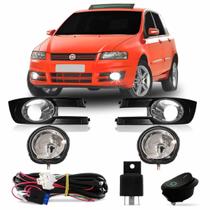 Kit Farol De Milha Neblina Auxiliar Stilo 2008 2009 2010