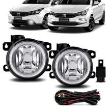 Kit Farol de Milha Neblina Botão Fiat Argo Cronos 2017/2022 Kit Farol de Milha Neblina Botão Fiat Argo Cronos 2017/2022