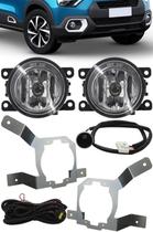 Kit Farol De Milha Neblina C3 2023 Em Diante Botão Painel