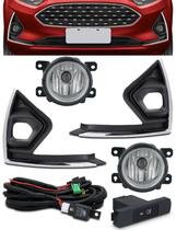 Kit Farol De Milha Neblina Ford Fiesta 2019