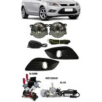 Kit Farol de Milha Neblina Ford Focus - 2009 2010 2011 2012 2013 + Kit Xenon 6000K 8000K ou Kit Lâmpada Super LED 6000K