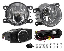Kit Farol de Milha Neblina Ford Novo Ka 2019 até 2021 Botão Modelo Painel Kit Farol de Milha Neblina Ford Novo Ka 2019 até 2021 Botão Modelo Painel