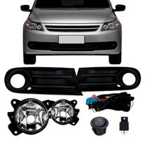 Kit farol de milha neblina gol g5 2008 a 2012 botão moldura Kit farol de milha neblina gol g5 2008 a 2012 botão moldura