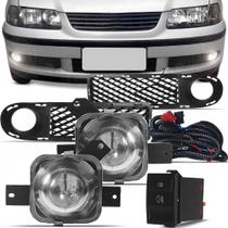 Kit Farol de Milha Neblina Gol, Parati e Saveiro G3 1999 até 2005 Botão Painel