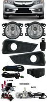 Kit Farol de Milha Neblina Honda Novo City 2014 2015 2016 2017 + Kit Xenon 6000K / 8000K ou Kit Lâmpada Super LED 6000K