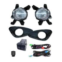 Kit Farol de Milha Neblina Hyundai HB20 2012 á 2015 com Interruptor Trip + Molduras