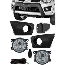 Kit Farol De Milha Neblina Mitsubishi L200 Triton 2013/2015