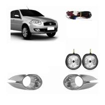 Kit Farol De Milha Neblina Palio Elx Siena 2008 A 2012