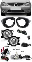 Kit Farol de Milha Neblina Renault Logan 2007 2008 2009 2010 + Kit Xenon 6000K 8000K ou Kit Lâmpada Super LED 6000K Kit Farol de Milha Neblina Renault Logan 2007 2008 2009 2010 + Kit Xenon 6000K 8000K ou Kit Lâmpada Super LED 6000K