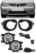 Kit Farol De Milha Neblina Renault Logan 2007 2008 2009 2010 - Suns / Zapos / Tiger