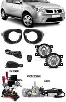 Kit Farol de Milha Neblina Renault Sandero 2007 2008 2009 2010 2011 + Kit Xenon 6000K 8000K ou Kit Lâmpada Super LED 6000K Kit Farol de Milha Neblina Renault Sandero 2007 2008 2009 2010 2011 + Kit Xenon 6000K 8000K ou Kit Lâmpada Super LED 6000K