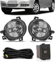 Kit Farol de Milha Neblina Vw Gol Parati Saveiro G4 - Botão Painel Kit Farol de Milha Neblina Vw Gol Parati Saveiro G4 - Botão Painel