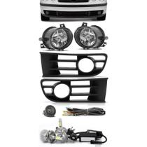 Kit Farol de Milha Neblina Vw Polo 2003 2004 2005 2006 Botão Alternativo + Kit Lâmpada Super LED 6000K Kit Farol de Milha Neblina Vw Polo 2003 2004 2005 2006 Botão Alternativo + Kit Lâmpada Super LED 6000K