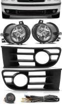 Kit Farol de Milha Neblina Vw Polo 2003 2004 2005 2006 - Botão Alternativo