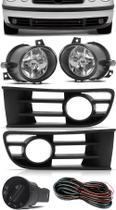 Kit Farol de Milha Neblina Vw Polo 2003 2004 2005 2006 - Botão Modelo Padrão