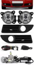 Kit Farol de Milha Neblina Vw Polo 2007 2008 2009 2010 2011 Botão Alternativo + Kit Lâmpada Super LED 6000K Kit Farol de Milha Neblina Vw Polo 2007 2008 2009 2010 2011 Botão Alternativo + Kit Lâmpada Super LED 6000K