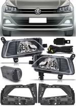 Kit Farol de Milha Neblina Vw Virtus e Novo Polo 2018 2019 2020 2021 2022 - Suns / Zapos / Tiger