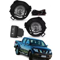 KIT Farol de Milha Nissan Frontier SEL Pathfinder 2007 / 2013 C/ Aro Preto