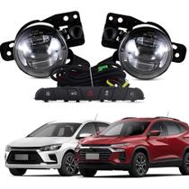 Kit Farol de Milha Novo Onix/Tracker A partir de 2026 Botão Mod Original Shocklight - SL-043710LED