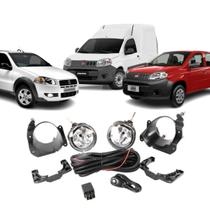Kit Farol De Milha Novo Uno / Strada Work / Fiorino / Ducato Botão Universal H1 12V 55W Shocklight SL-091310U Kit Farol De Milha Novo Uno / Strada Work / Fiorino / Ducato Botão Universal H1 12V 55W Shocklight SL-091310U