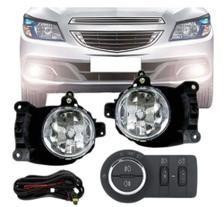 Kit farol de milha onix 12-14/prisma/cobalt s/ moldura