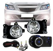 Kit Farol De Milha Onix Lt + Super Led 2013 2014 2015 2016