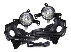 Kit Farol De Milha Onix Prisma 2020 Botão Universal