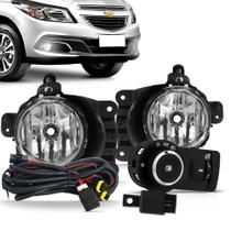 Kit Farol de Milha Onix Prisma Cobalt Sonic Spin S10 Auxiliar Neblina